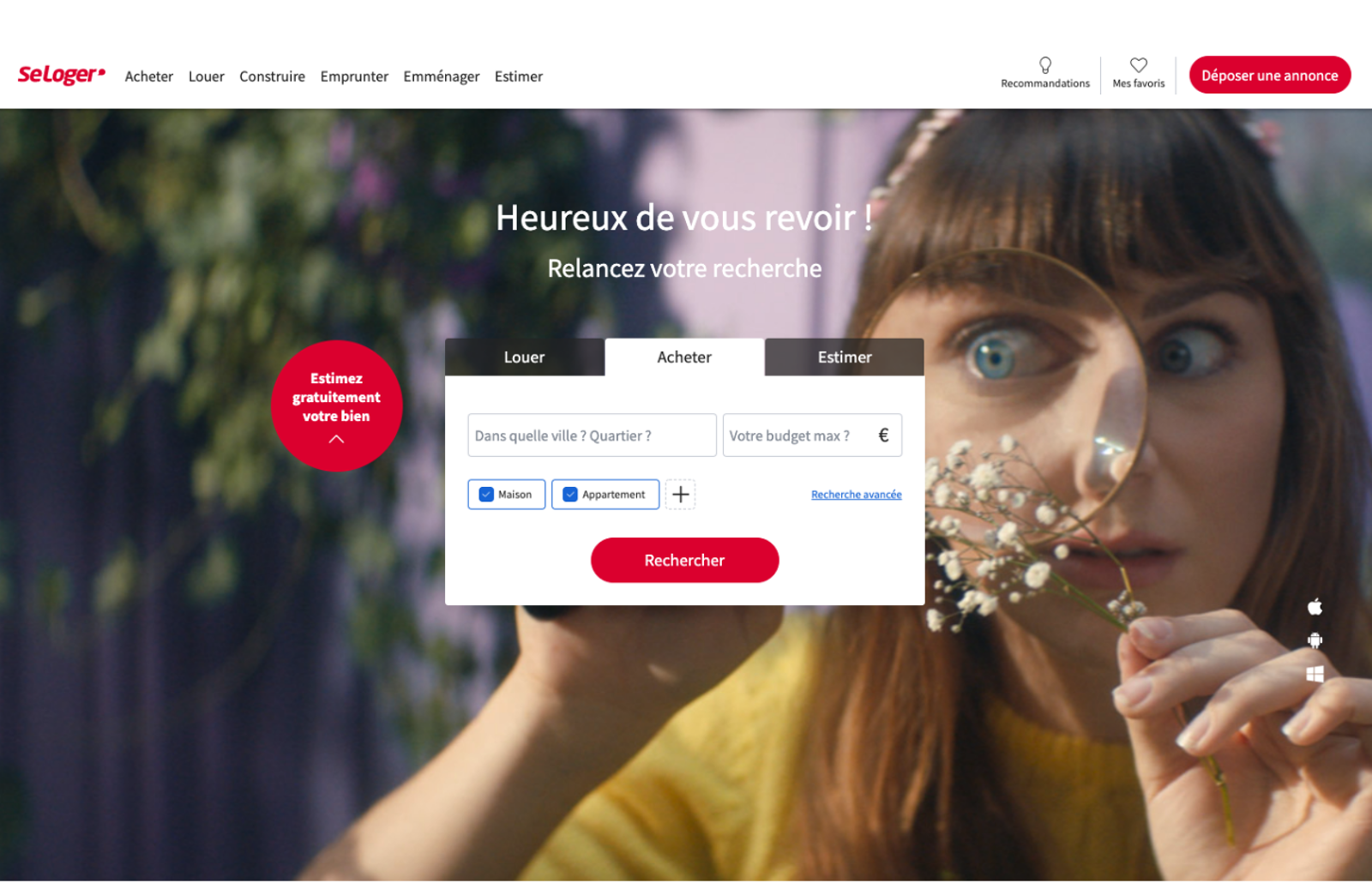 How did SeLoger accelerate their websites with image optimization?