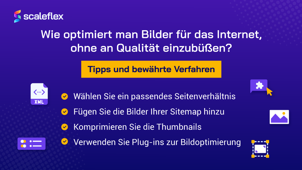 Tipps und bewährte Verfahren zur Optimierung Ihrer Website-Bilder ohne Qualitätsverlust