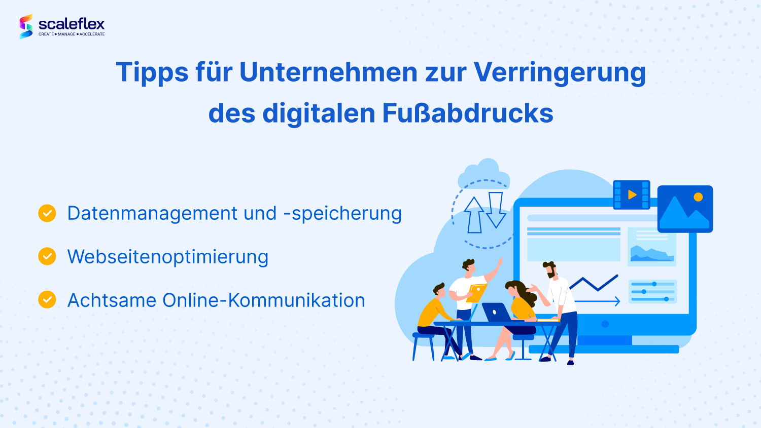Tipps zur Reduzierung des digitalen Fußabdrucks