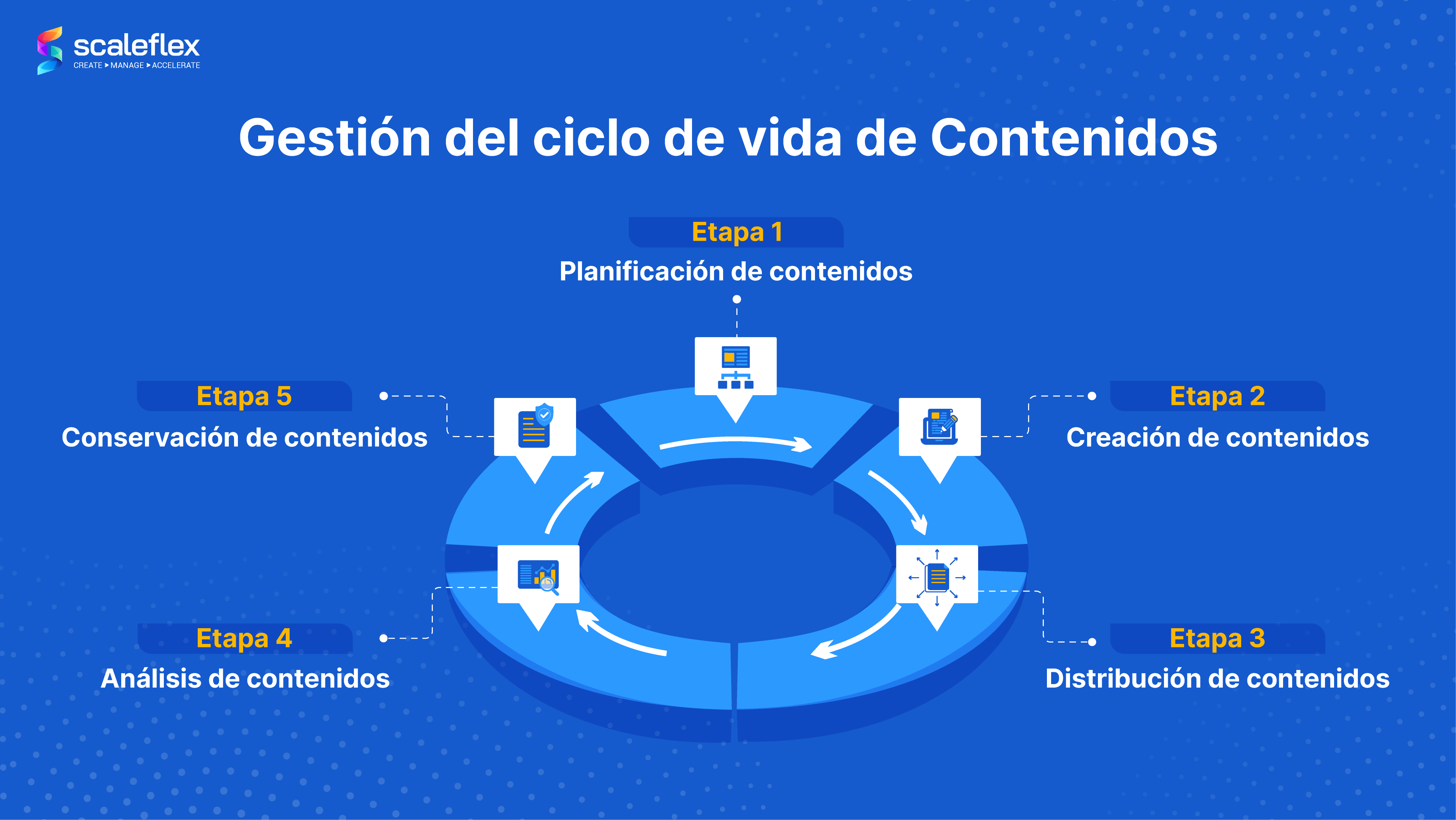 etapas del ciclo de vida del contenido