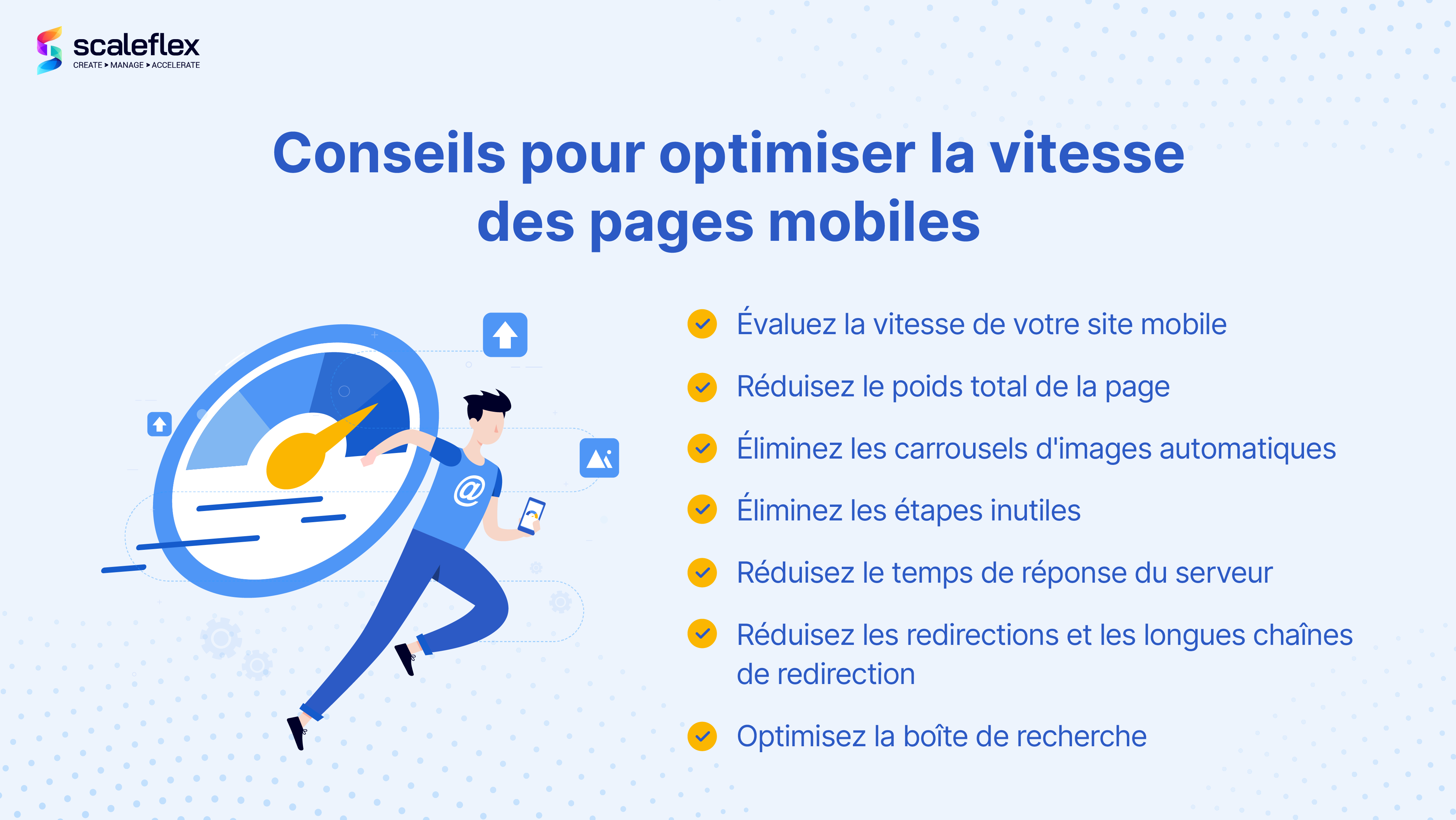 Conseils pour optimiser la vitesse des pages mobiles